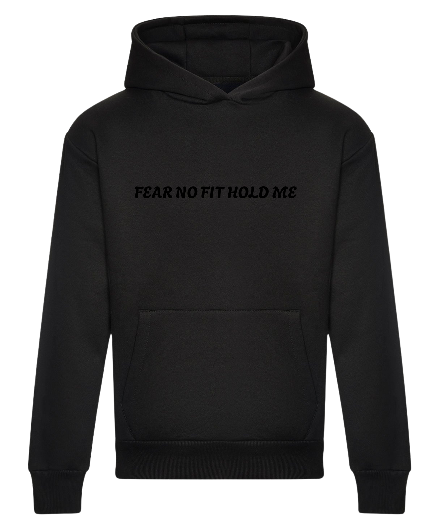 Fear No Fit Hold Me Hoodie – Afrocentric Faith Streetwear by Mays Luxe